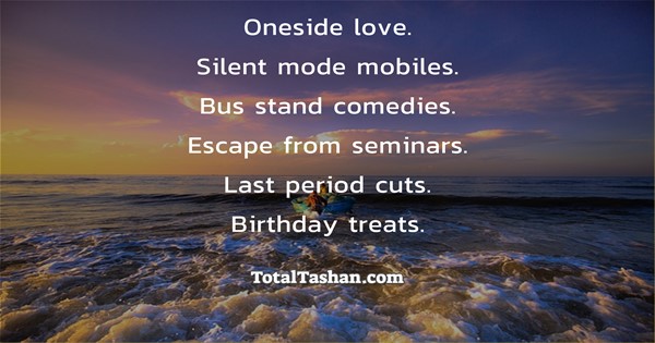 Oneside Love Exam Messages Total Tashan